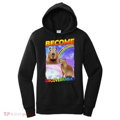 Become Ungovernable Capybara Capibara Pop Culture Women's Hoodie