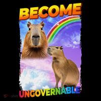 Become Ungovernable Capybara Capibara Pop Culture Women's Hoodie thumb 2