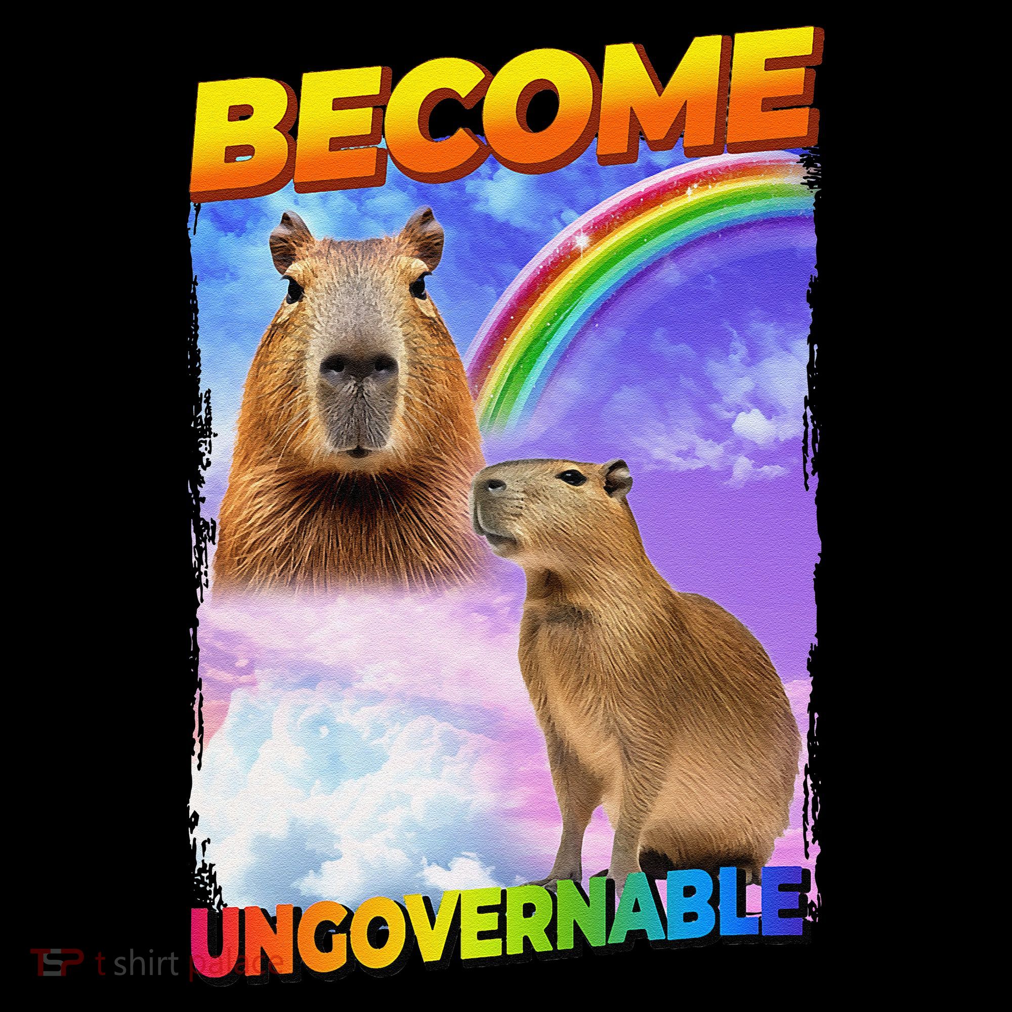 Become Ungovernable Capybara Capibara Pop Culture Women's Hoodie