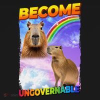Become Ungovernable Capybara Capibara Pop Culture Ornament thumb 1