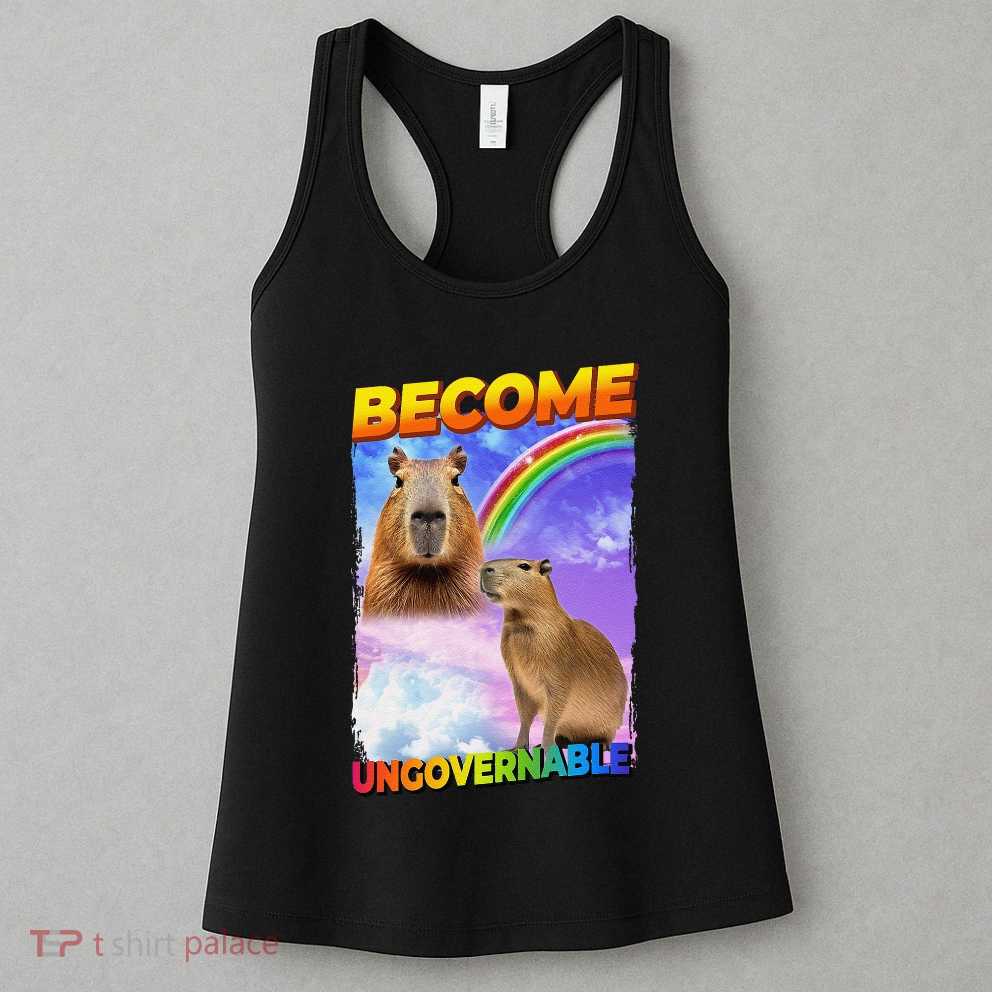 Become Ungovernable Capybara Capibara Pop Culture Women's Tank Top