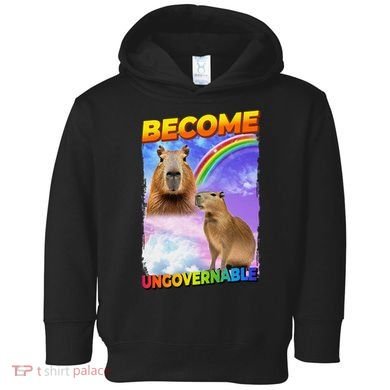 Become Ungovernable Capybara Capibara Pop Culture Toddler Hoodie