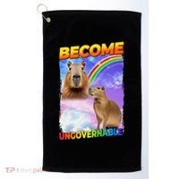 Become Ungovernable Capybara Capibara Pop Culture Golf Towel thumb 0