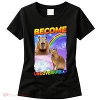 Become Ungovernable Capybara Capibara Pop Culture Women's T-Shirt thumb 0