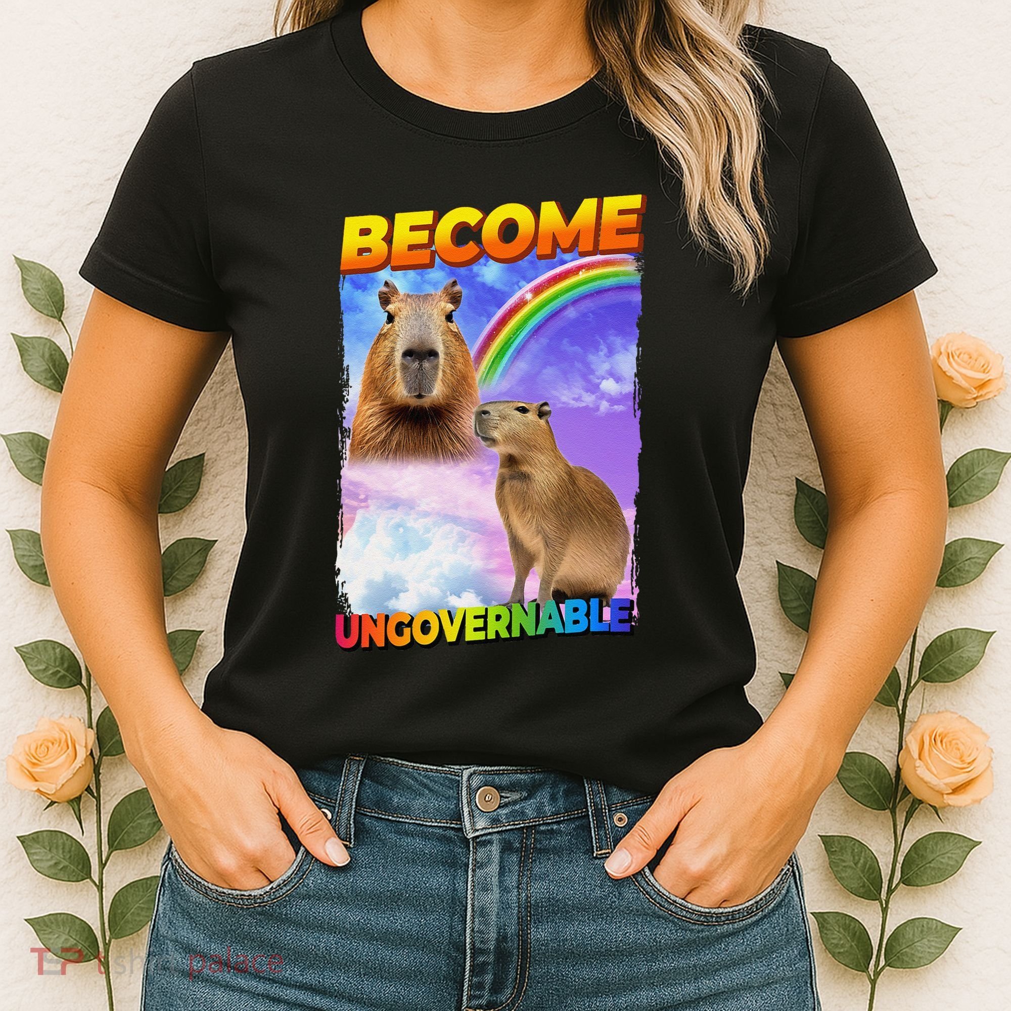 Become Ungovernable Capybara Capibara Pop Culture Women's T-Shirt