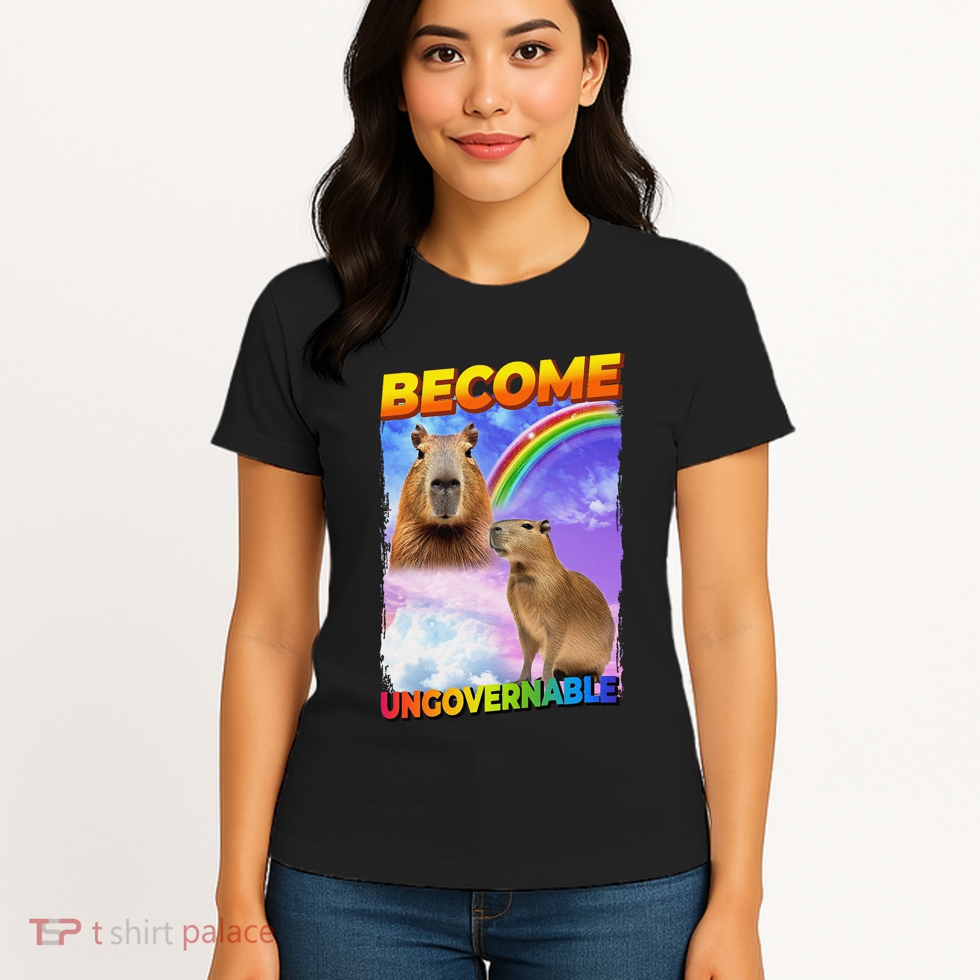 Become Ungovernable Capybara Capibara Pop Culture Women's T-Shirt
