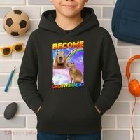 Become Ungovernable Capybara Capibara Pop Culture Kids Hoodie thumb 2