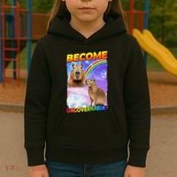 Become Ungovernable Capybara Capibara Pop Culture Kids Hoodie thumb 3