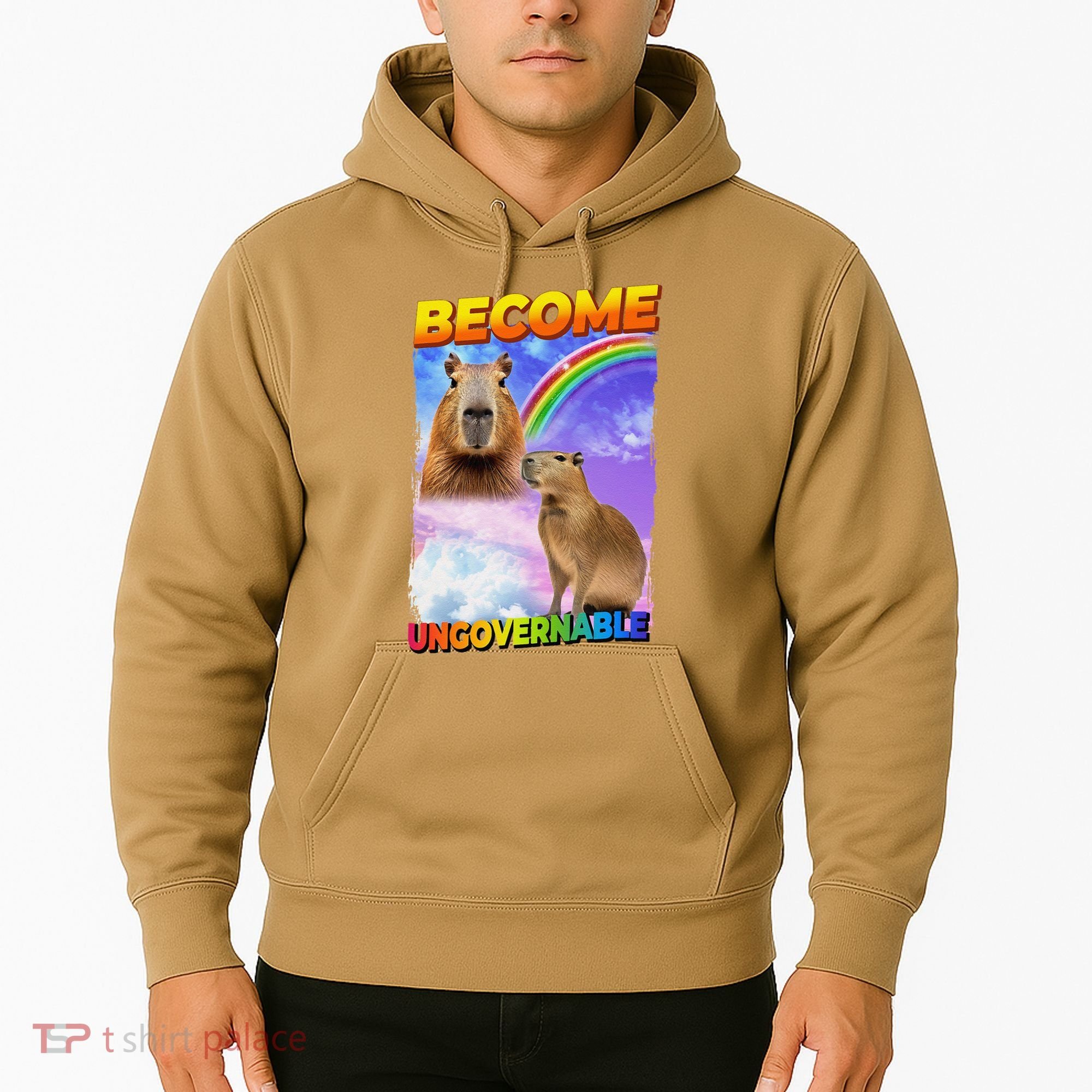 Become Ungovernable Capybara Capibara Pop Culture Hoodie