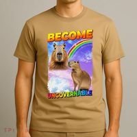Become Ungovernable Capybara Capibara Pop Culture T-Shirt thumb 3