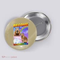 Become Ungovernable Capybara Capibara Pop Culture Button thumb 0