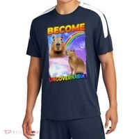 Become Ungovernable Capybara Capibara Pop Culture Sport-Tek Competitor United Soccer Jersey thumb 0