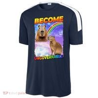 Become Ungovernable Capybara Capibara Pop Culture Sport-Tek Competitor United Soccer Jersey thumb 2
