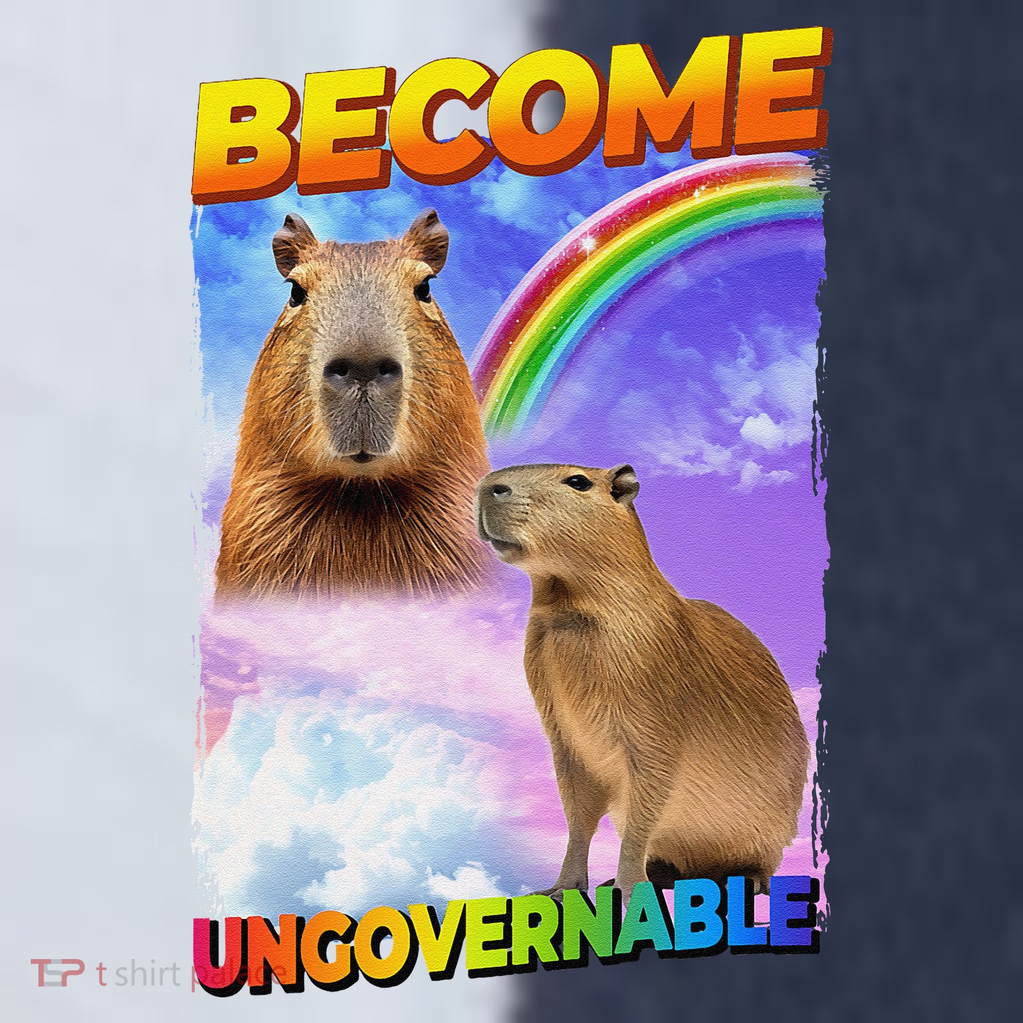 Become Ungovernable Capybara Capibara Pop Culture Sport-Tek Competitor United Soccer Jersey