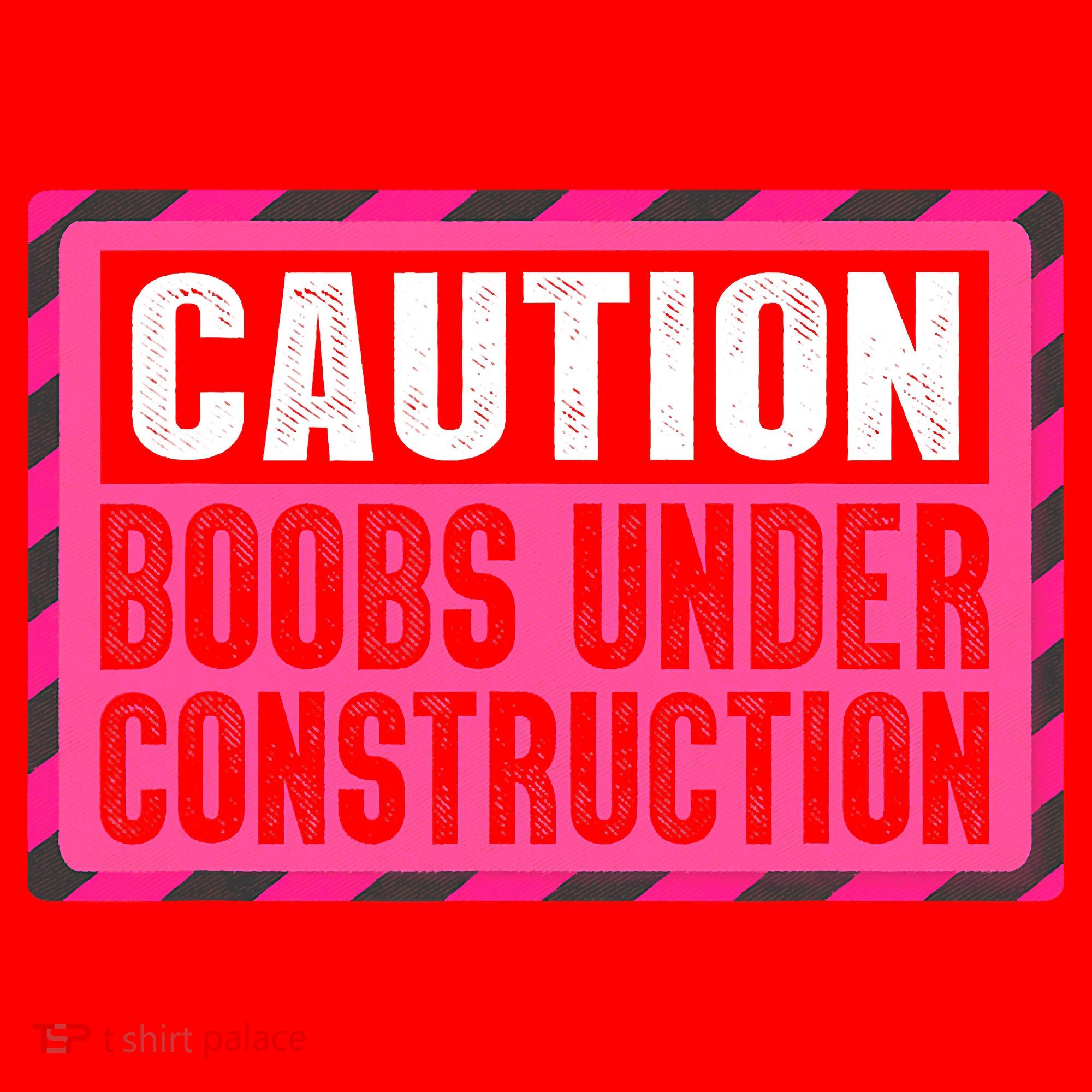 Boobs Under Construction Mastectomy Breast Cancer Warrior Santa Hat