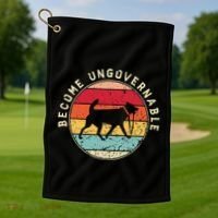 Become Ungovernable Dog Golf Towel thumb 1