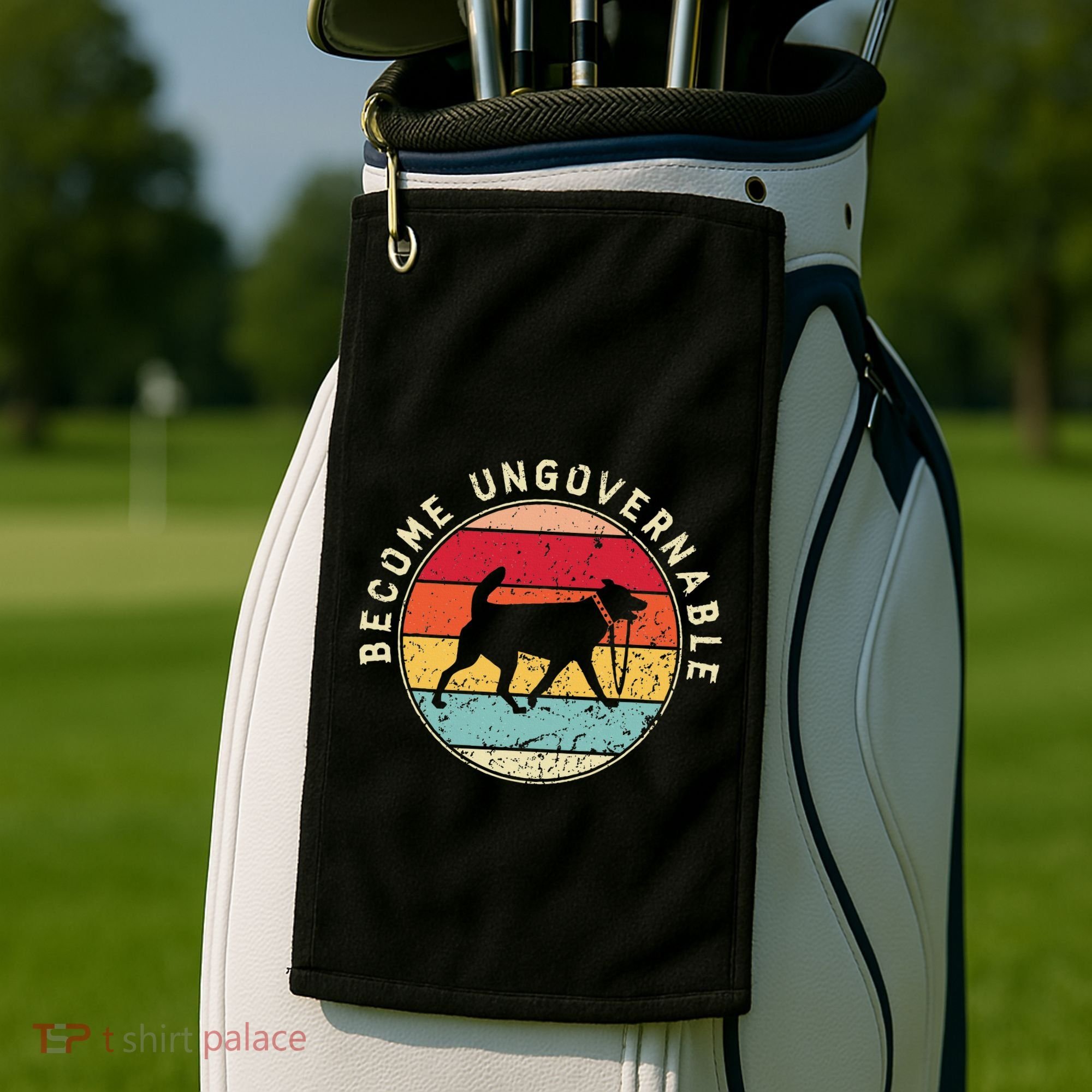 Become Ungovernable Dog Golf Towel