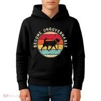 Become Ungovernable Dog Kids Hoodie thumb 4