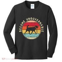 Become Ungovernable Dog Kids Long Sleeve Shirt thumb 0