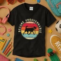 Become Ungovernable Dog Kids T-Shirt thumb 3