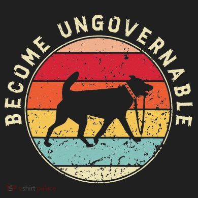 Become Ungovernable Dog Crop Fleece Hoodie
