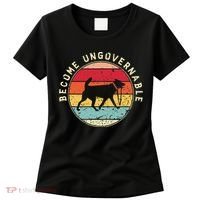 Become Ungovernable Dog Women's T-Shirt thumb 0