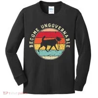 Become Ungovernable Dog Kids Long Sleeve Shirt thumb 0