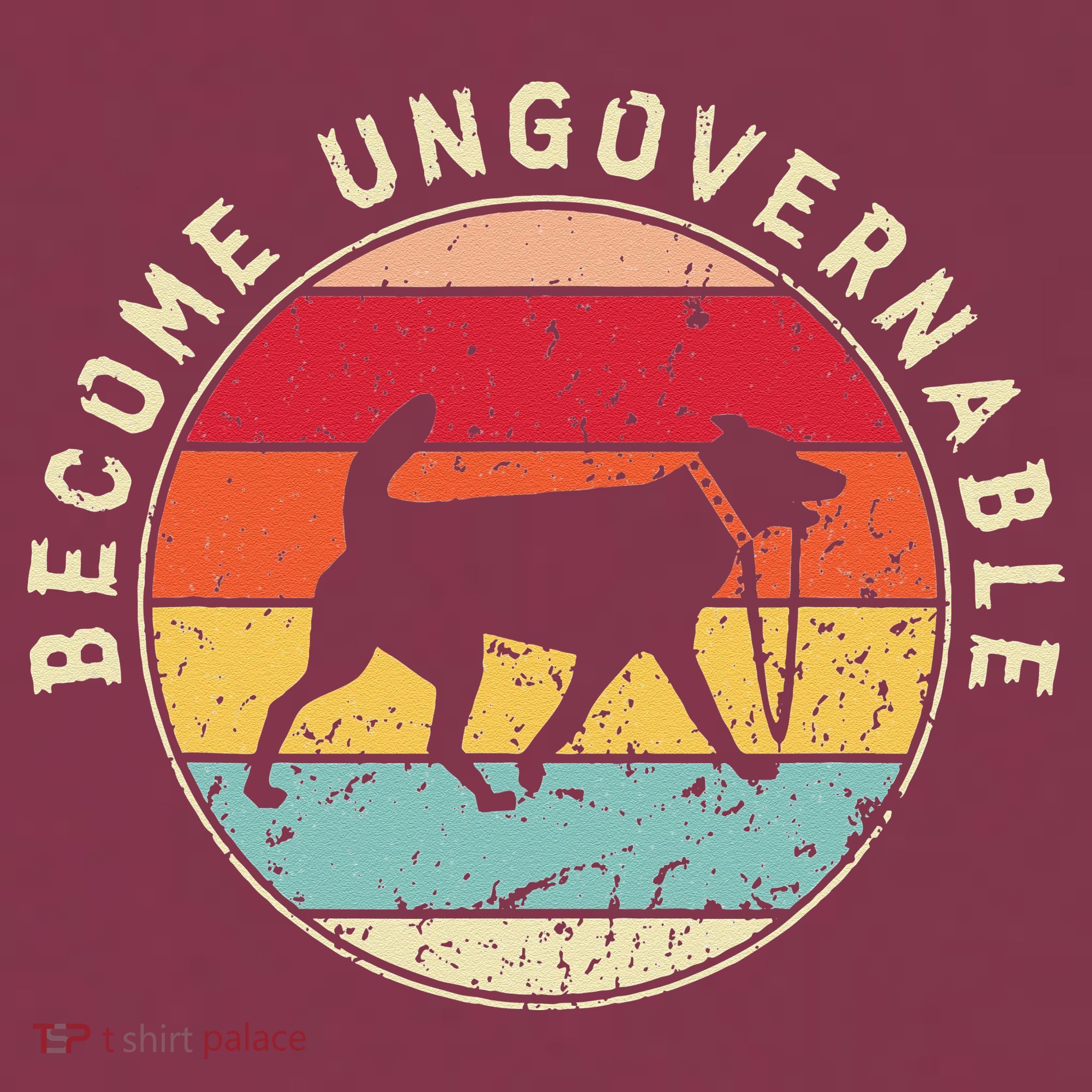 Become Ungovernable Dog 16oz Travel Tumbler