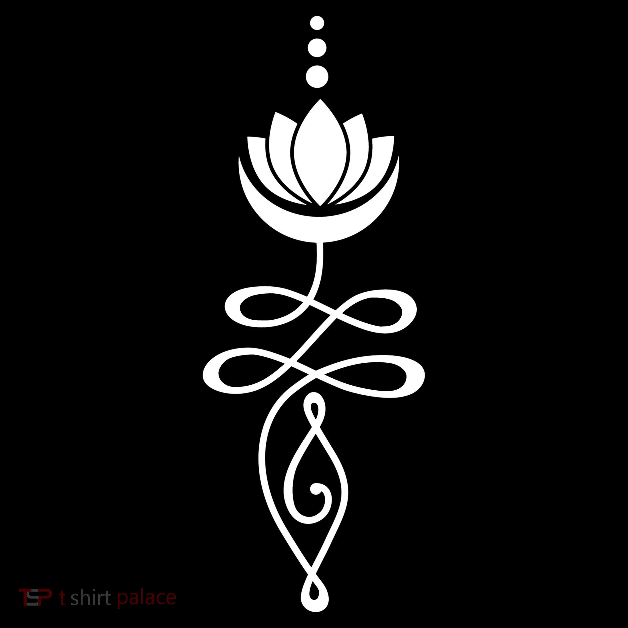 Buddhist Crescent Moon And Lotus Flower Women's Tank Top