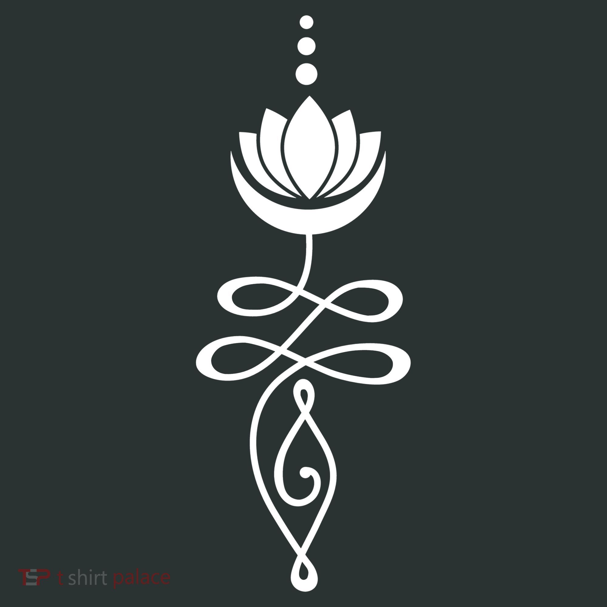 Buddhist Crescent Moon And Lotus Flower Coaster