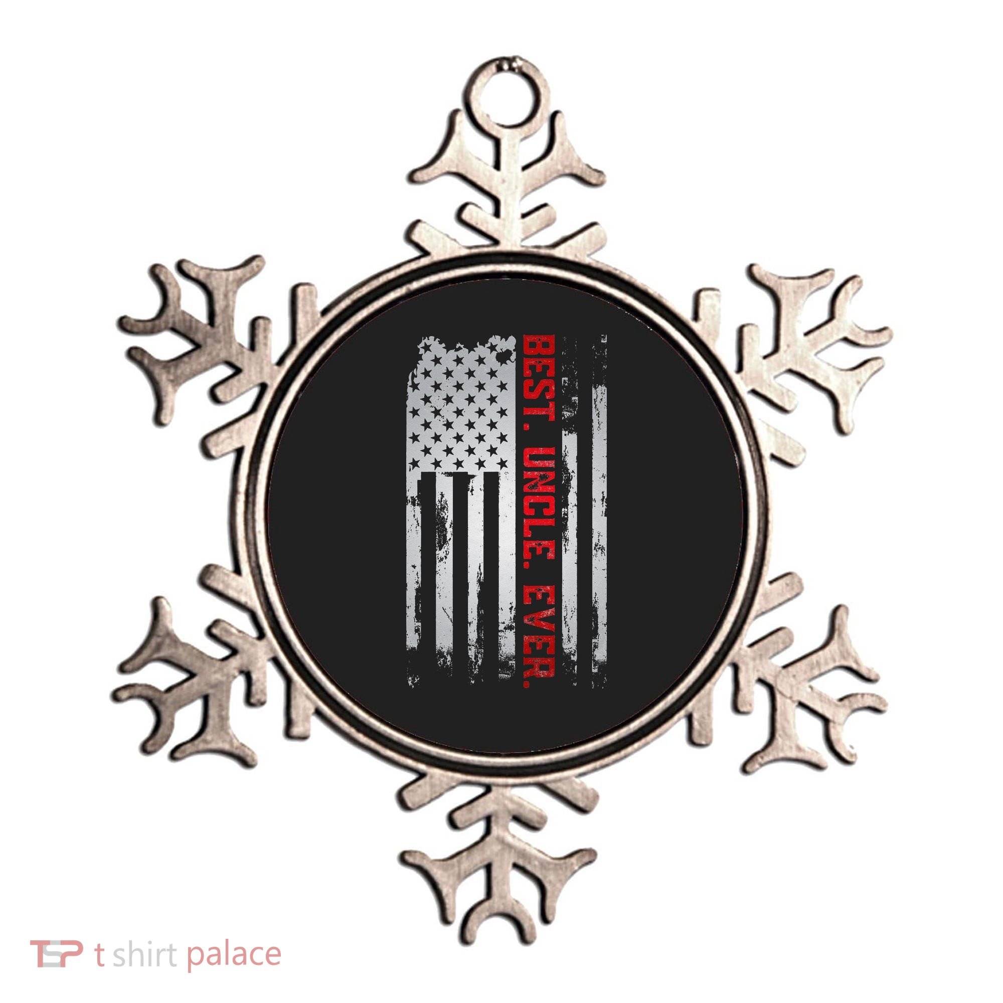 Best Uncle Ever American USA flag Father’s Day gift for Dad Ornament