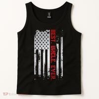 Best Uncle Ever American USA flag Father’s Day gift for Dad Tank Top thumb 2