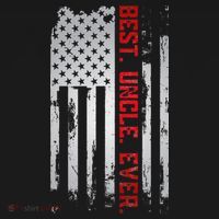 Best Uncle Ever American USA flag Father’s Day gift for Dad Kids Sweatshirt thumb 2
