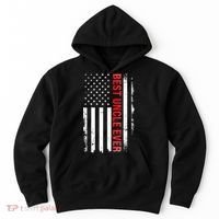 Best Uncle Ever USA Flag Funny Uncle Hoodie thumb 0