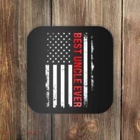 Best Uncle Ever USA Flag Funny Uncle Coaster thumb 0
