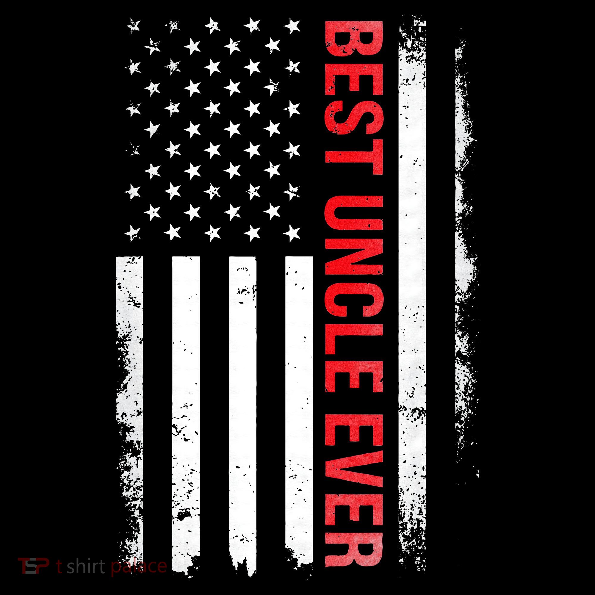 Best Uncle Ever USA Flag Funny Uncle Women's Hoodie