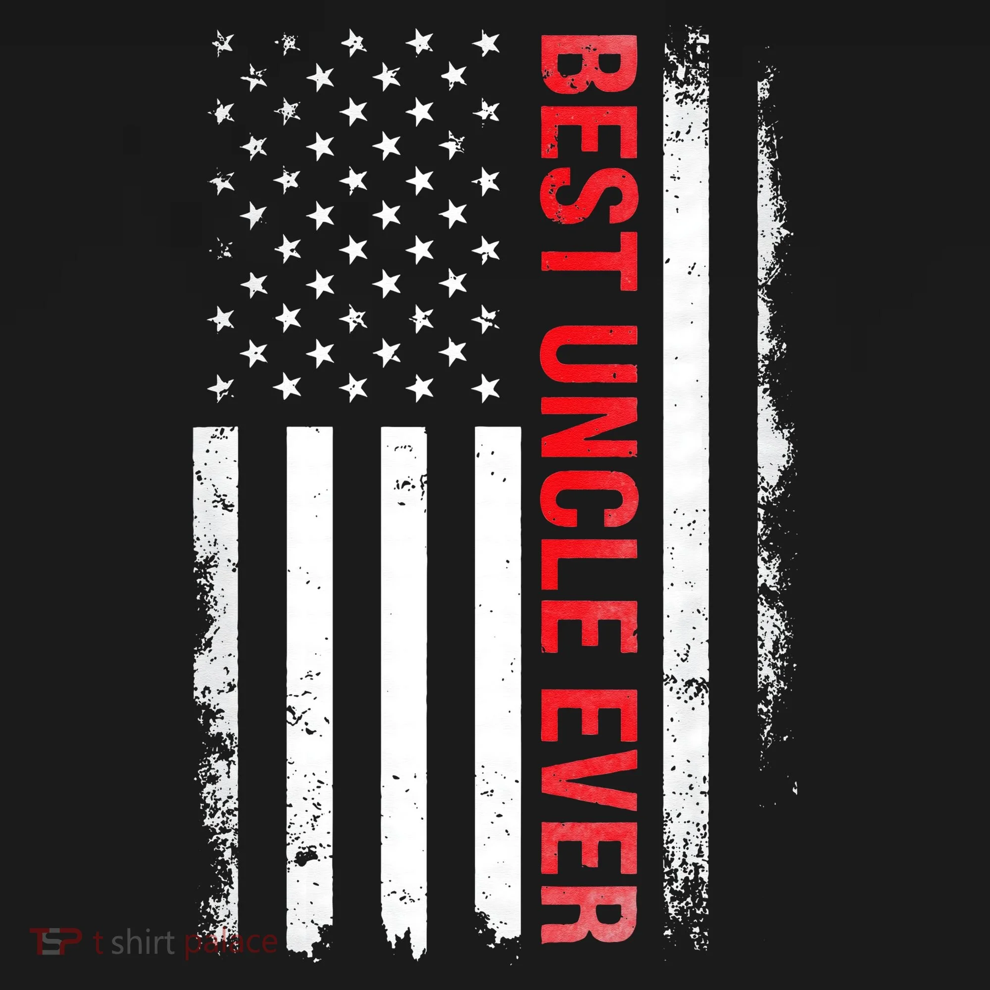 Best Uncle Ever USA Flag Funny Uncle Women's Hoodie