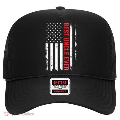 Best Uncle Ever USA Flag Funny Uncle Hat