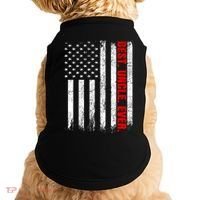 Best Uncle Ever Usa Flag Fathers Day Firefighter Red Line Doggie Tank thumb 0