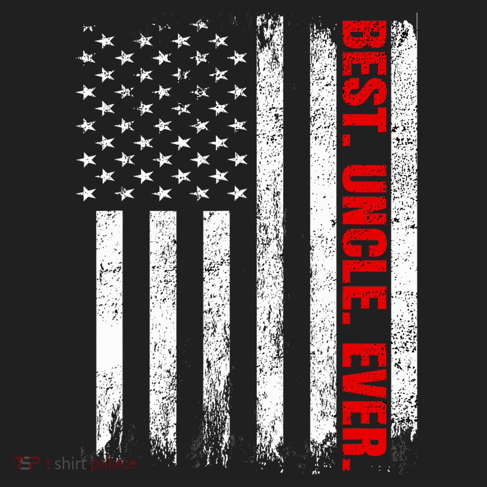 Best Uncle Ever Usa Flag Fathers Day Firefighter Red Line Beanie