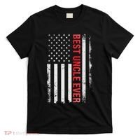 Best Uncle Ever Usa Flag Funny Uncle T-Shirt thumb 0