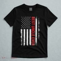 Best Uncle Ever Usa Flag Funny Uncle T-Shirt thumb 5
