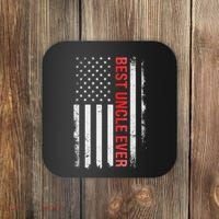 Best Uncle Ever Usa Flag Funny Uncle Coaster thumb 0