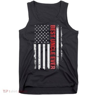Best Uncle Ever Usa Flag Funny Uncle Tank Top