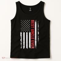Best Uncle Ever Usa Flag Funny Uncle Tank Top thumb 2