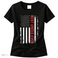 Best Uncle Ever Usa Flag Funny Uncle Women's T-Shirt thumb 0
