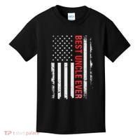 Best Uncle Ever Usa Flag Funny Uncle Kids T-Shirt thumb 0