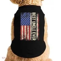 Best Uncle Ever Us American Flag For Uncle Doggie Tank thumb 0