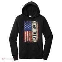 Best Uncle Ever Us American Flag For Uncle Women's Hoodie thumb 0
