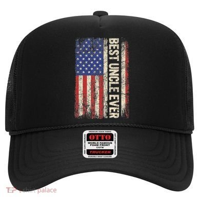 Best Uncle Ever Us American Flag For Uncle Hat